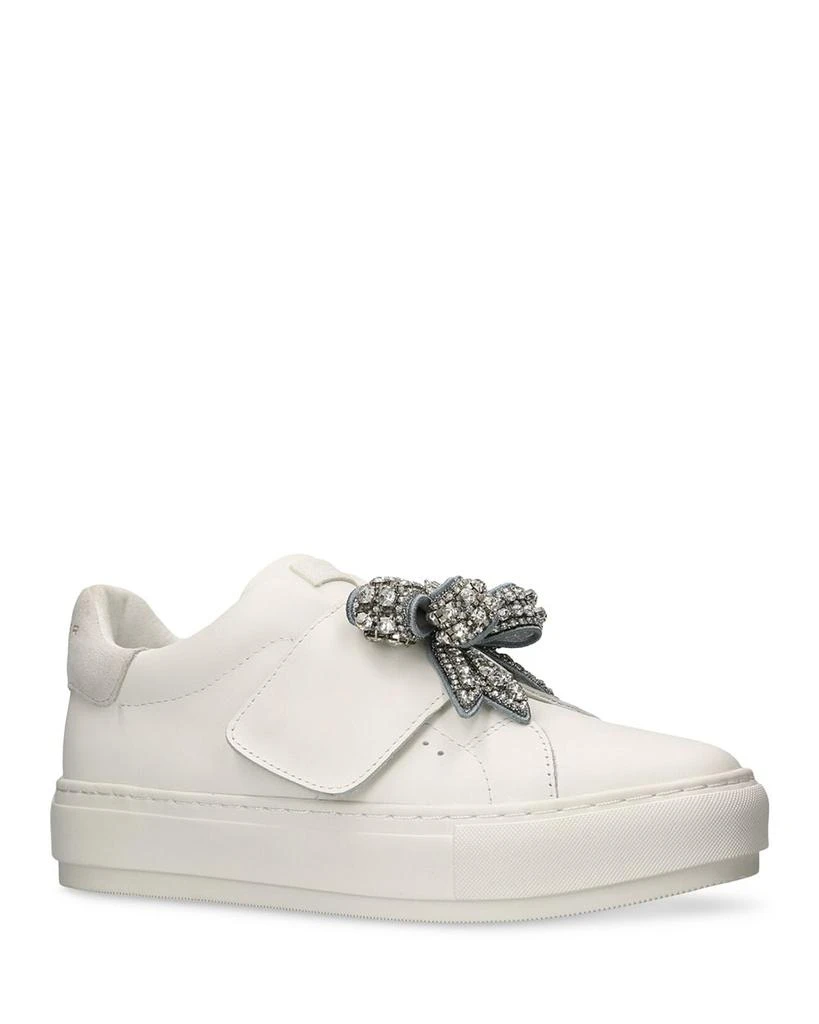 Kurt Geiger Women's Laney Embellished Bow Platform Sneakers 1