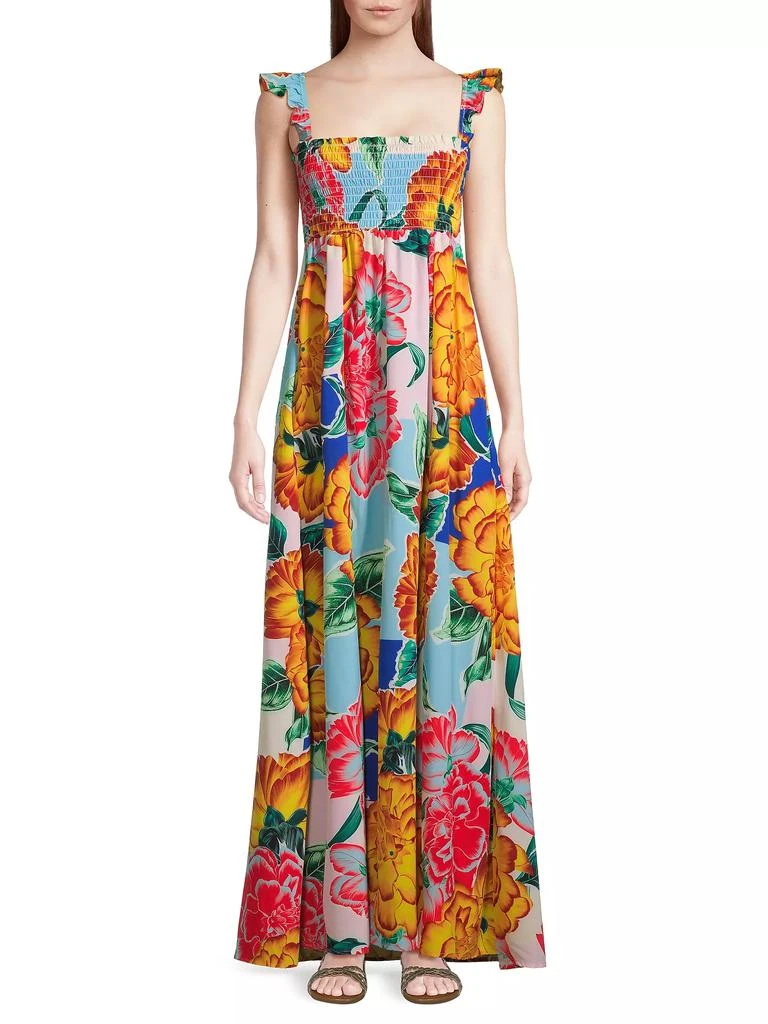 Agua Bendita Fiorever Leandra Floral Maxi Dress 3