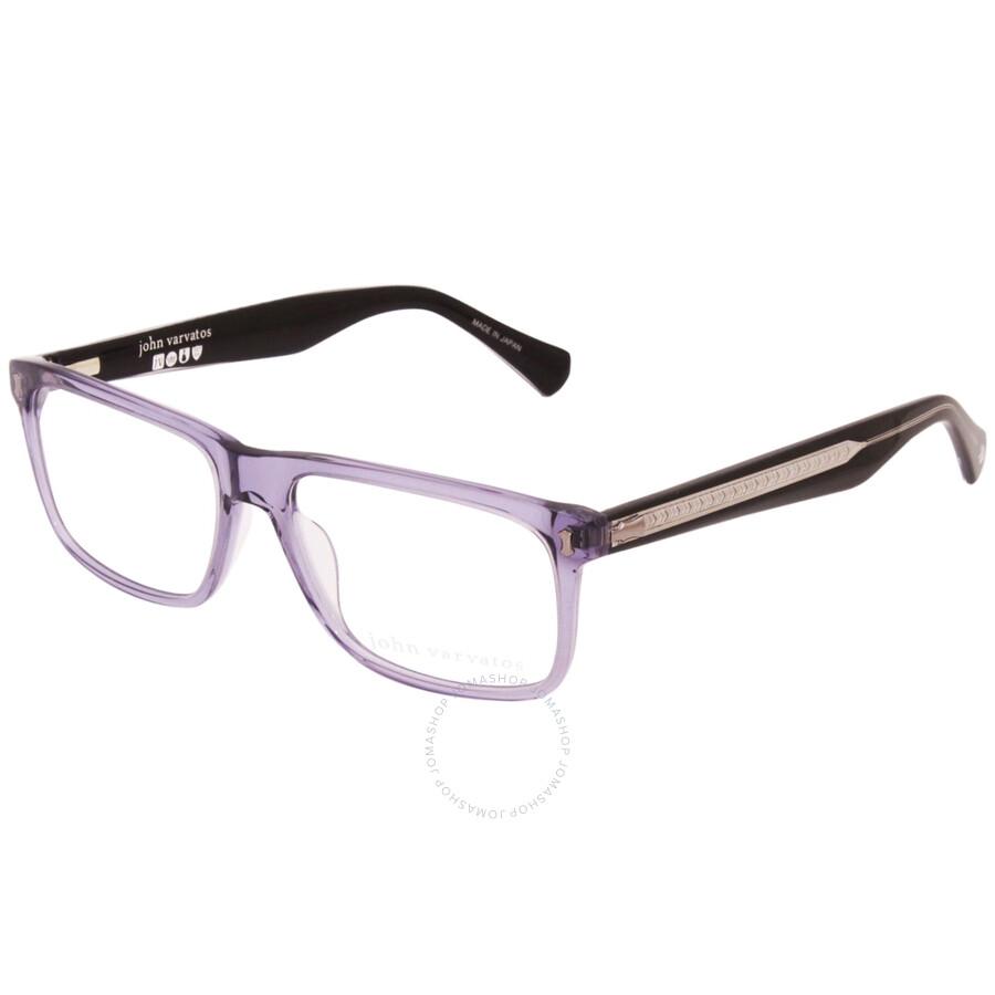 John Varvatos Demo Rectangular Men's Eyeglasses V417 0SMO 56