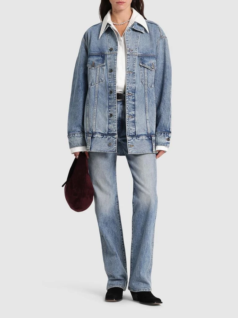 Khaite Grizzo Cotton Denim Jacket 1