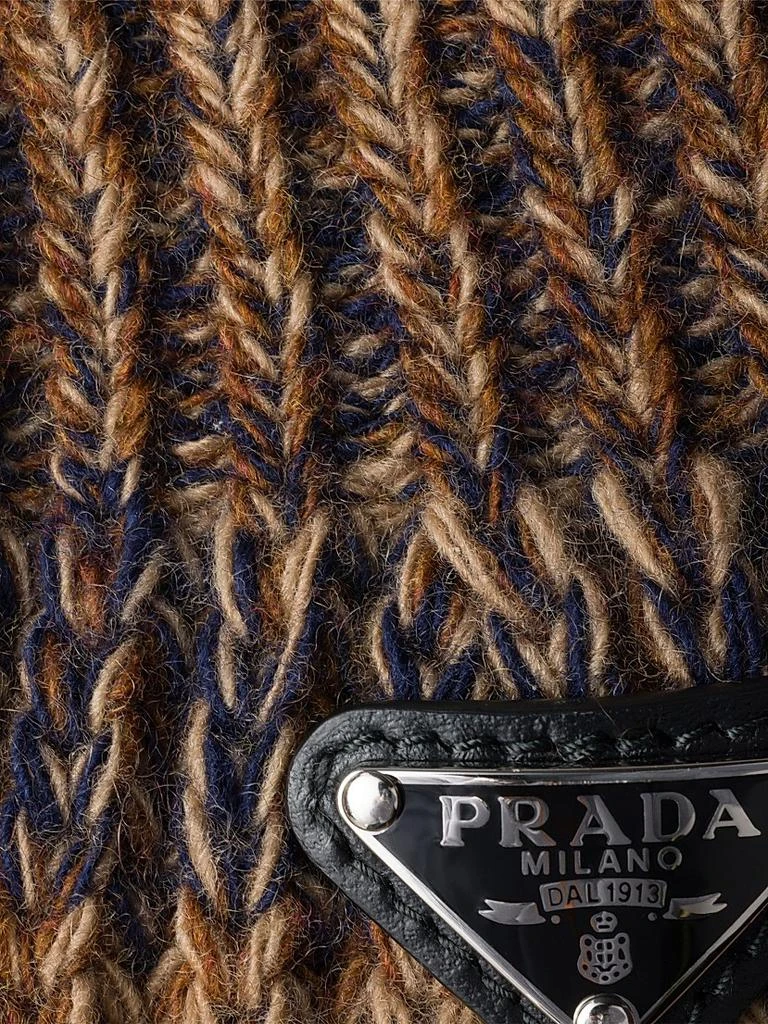 Prada Wool and Cashmere Gloves 3