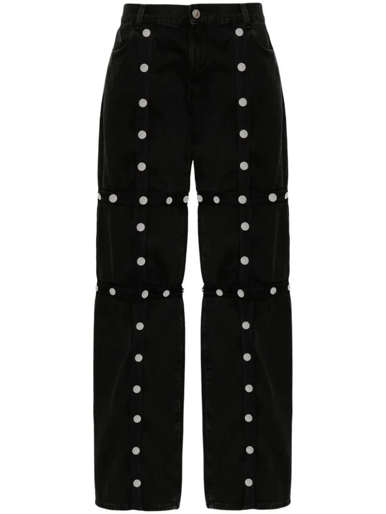 The Attico The Attico Denim Jeans / Snap Buttons 1