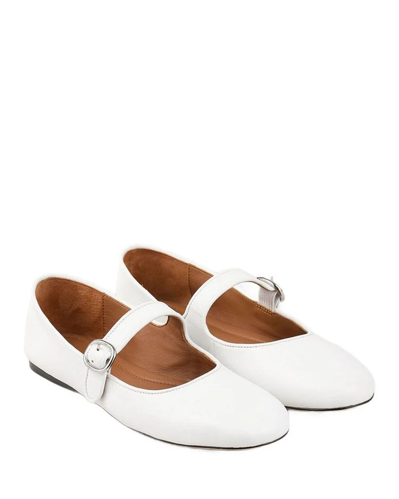 Sandro Women's Shiny Leather Ballet Flats 2