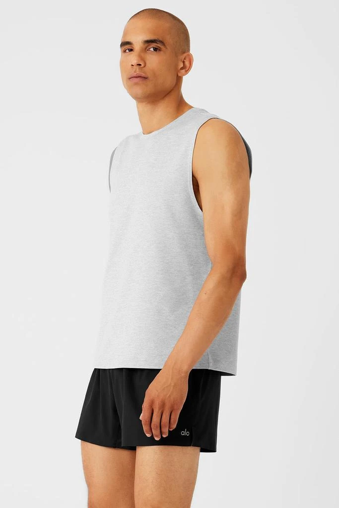 Alo Conquer Muscle Tank - Athletic Heather Grey 3