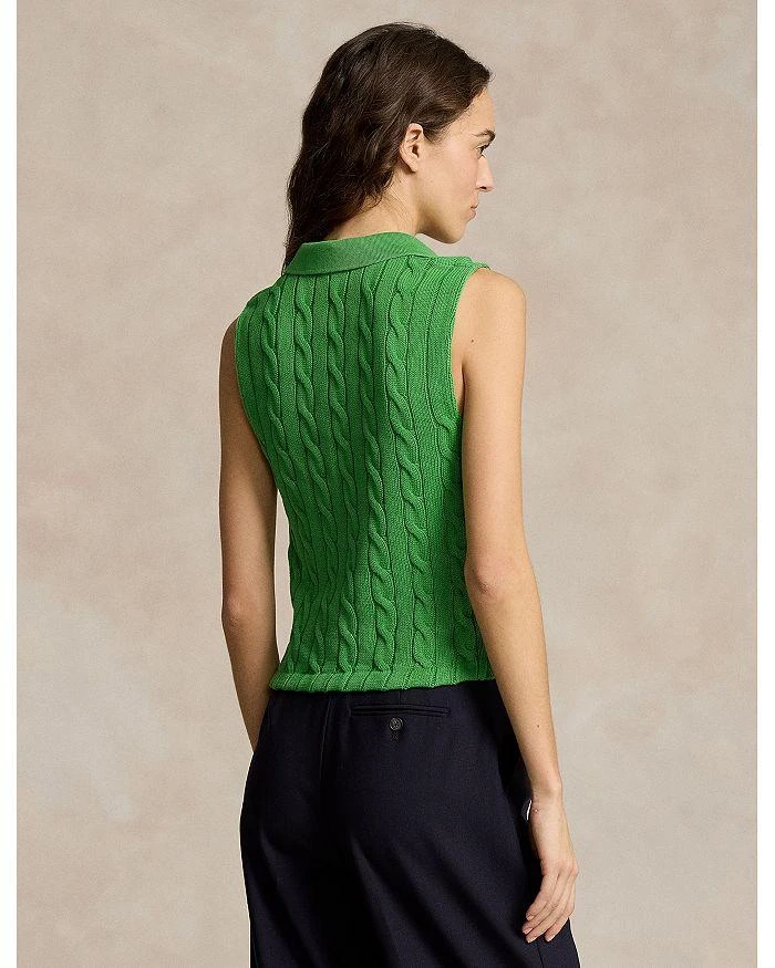 Ralph Lauren Cable Knit Polo Sweater 3