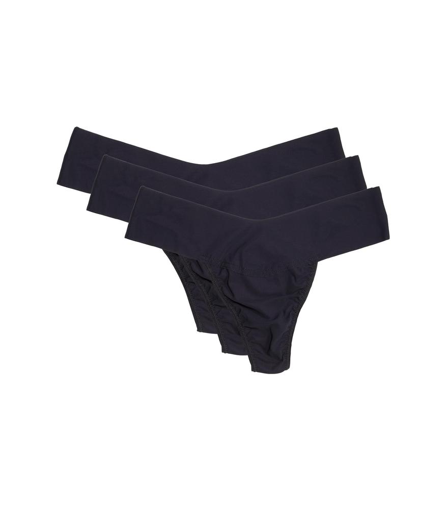 Hanky Panky BreatheSoft Natural Rise 3-Pack Thong