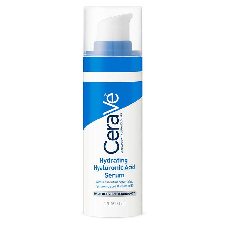 CeraVe Hydrating Hyaluronic Acid Face Serum for Dry Skin, Fragrance Free