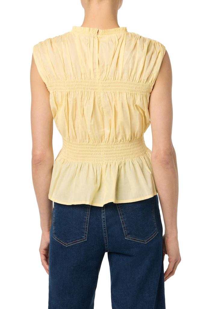 Joe's Sleeveless Cotton Voile Peplum Top