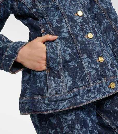 Ganni Printed denim jacket 5