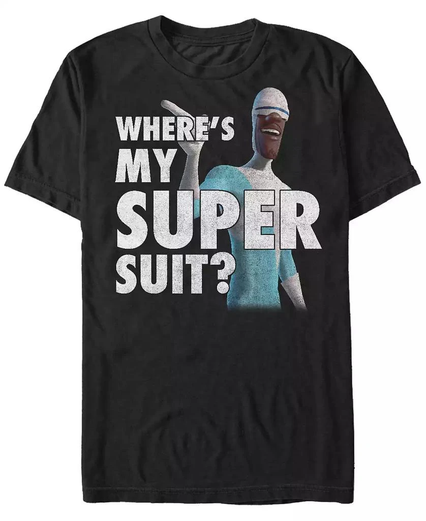 FIFTH SUN Disney Pixar Men's The Incredibles Frozone Where's My Super Suit Short Sleeve T-Shirt 1