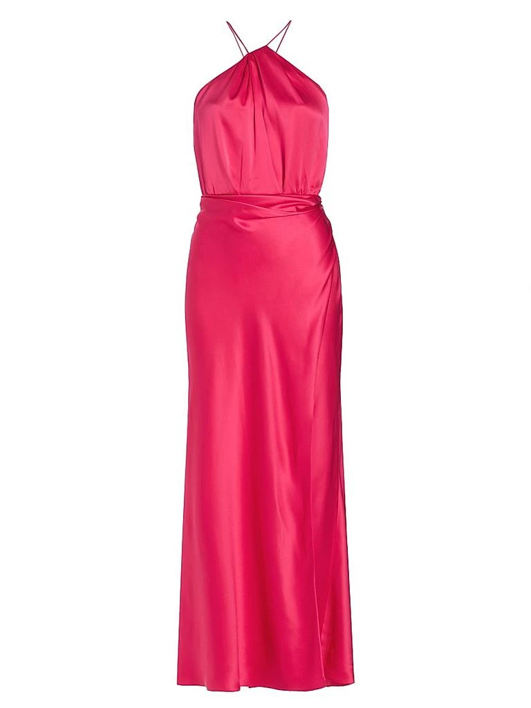 Asymmetrical Halter Silk Maxi Dress  On Sale Now with Up to 51% Off |  Discover Exclusive Deals & Savings at BeyondStyle  Authentic The Sei  Women's|sleeveless|women's|8|halter|women's apparel|column gown|women-owned  or founded|dresses|aapi-owned or
