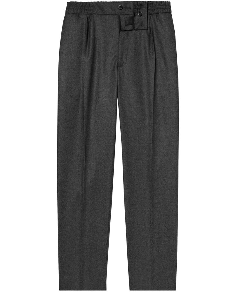 Fursac Wool flannel elasticated trousers