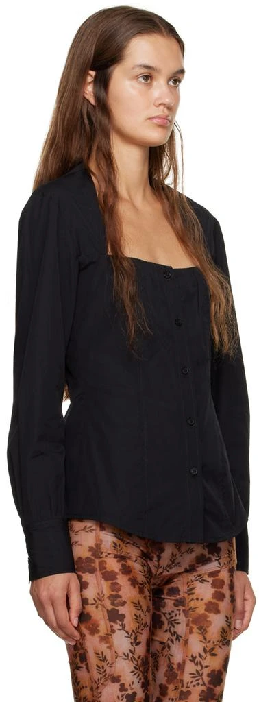 Puppets and Puppets Black Paneled Shirt 2