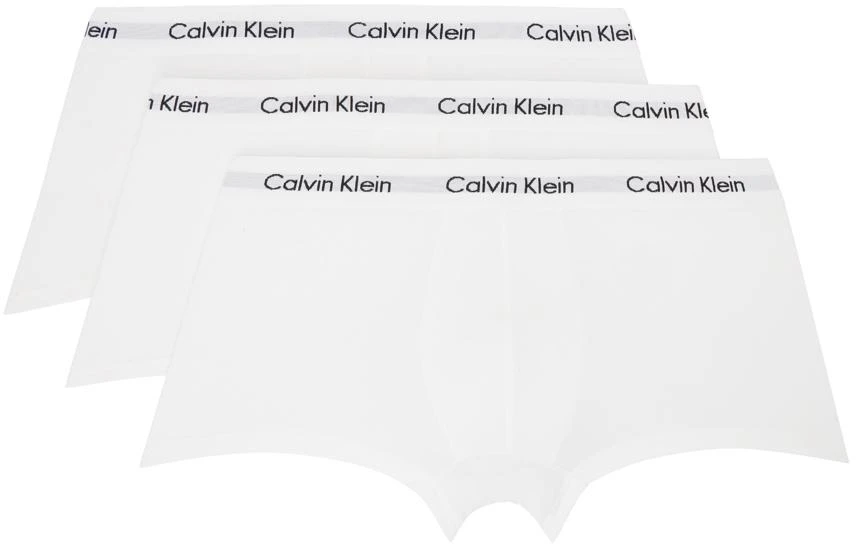 Calvin Klein Three-Pack White Boxers 1