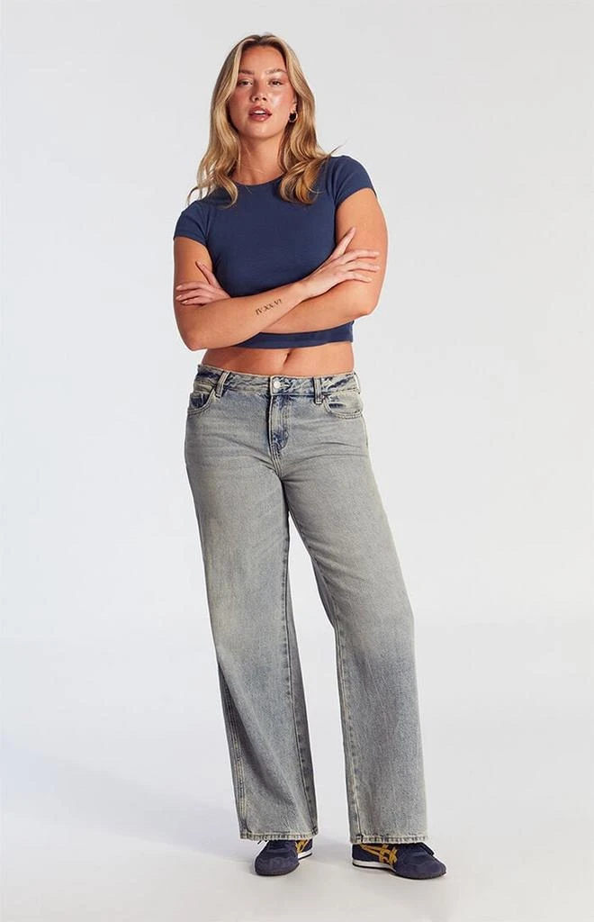 PacSun Casey Tint Low Rise Baggy Jeans Medium Indigo 1