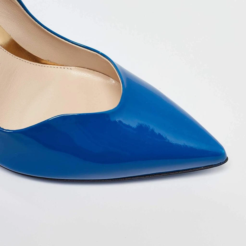 Loriblu Loriblu Blue Patent Leather Pumps Size 37 7