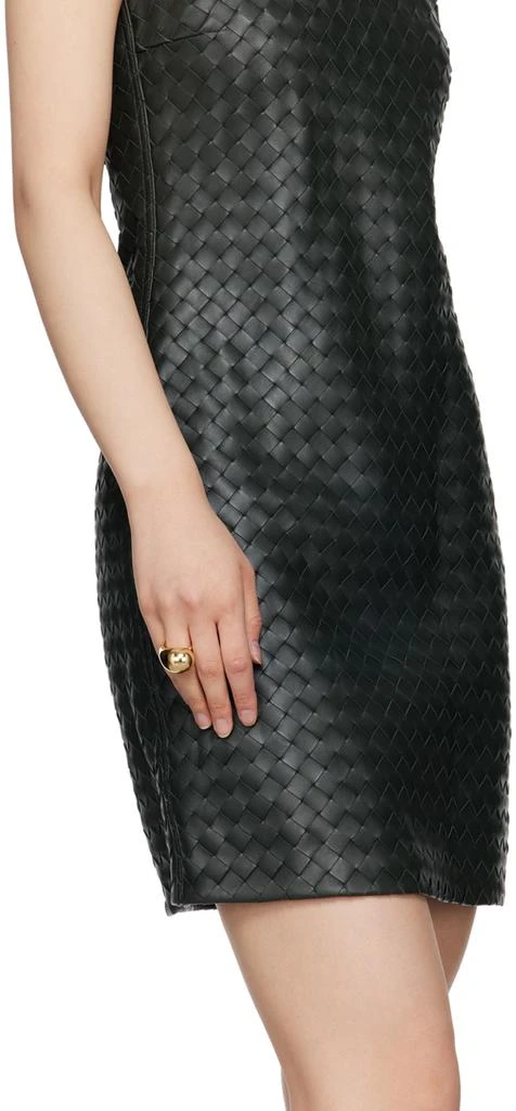 gold jewelry with burgundy dress Bottega Veneta Andiamo Clutch - Gold