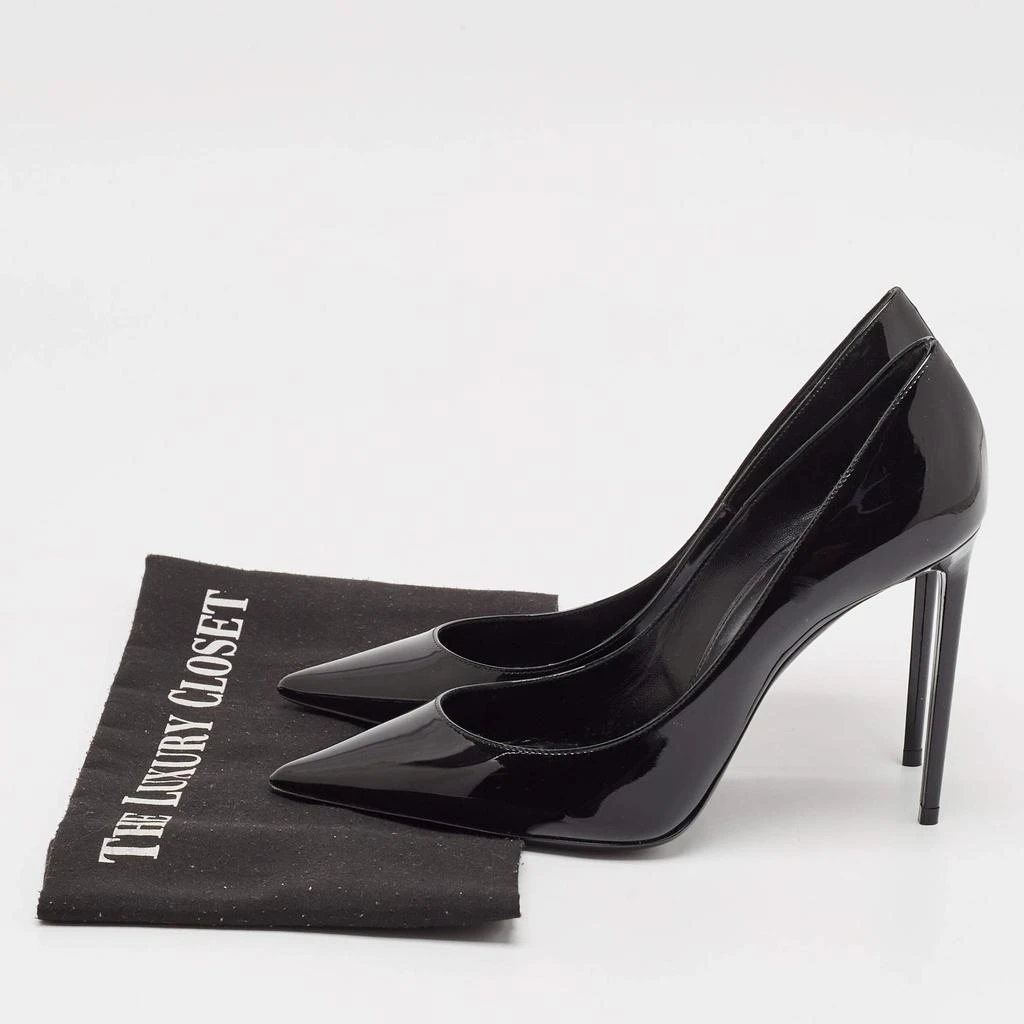 Yves Saint Laurent Saint Laurent Black Patent Leather Zoe Pumps Size 38 9