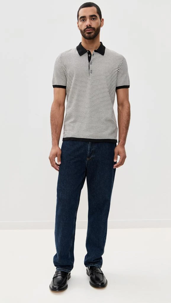 Billy Reid Striped Sweater Polo 4