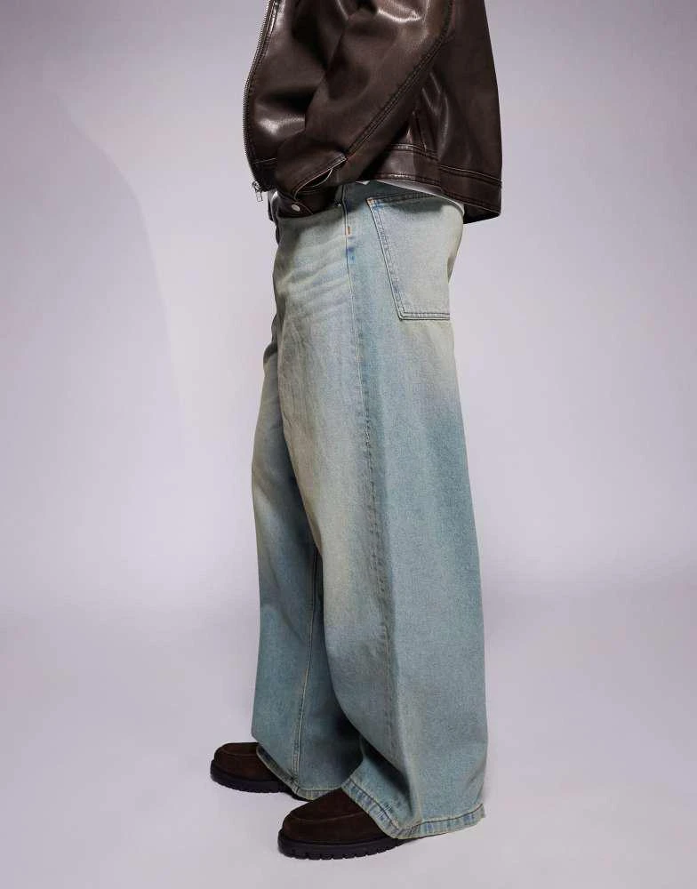 ASOS ASOS DESIGN super baggy jeans with tint 2