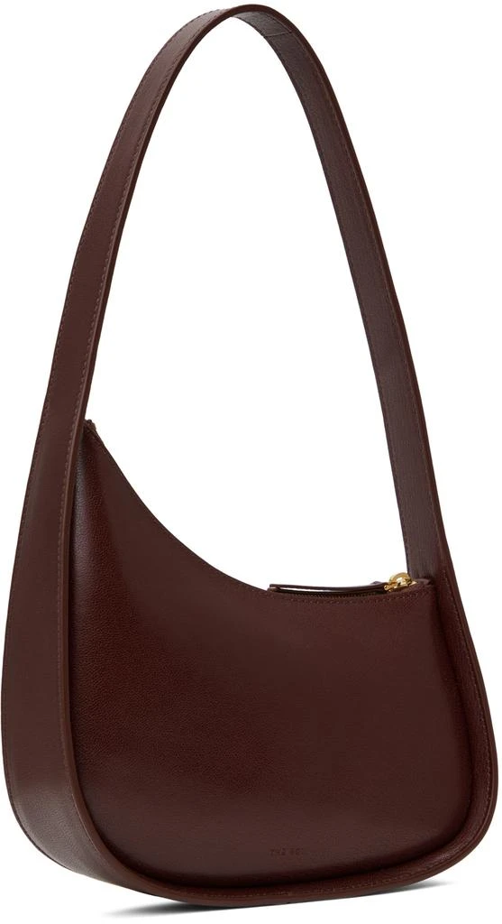 The Row Burgundy Half Moon Bag 2