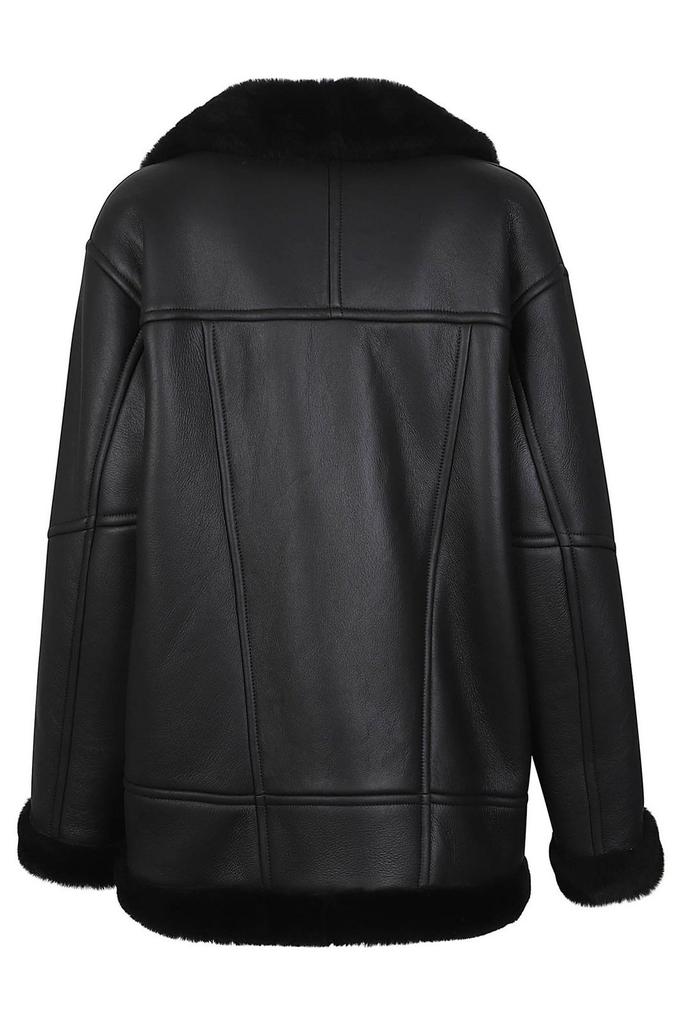 BLANCHA Blancha Shearling Collar Jacket