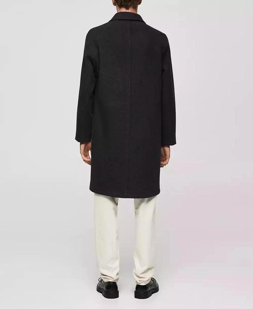 Mango Men's Pocketed Wool Coat 3