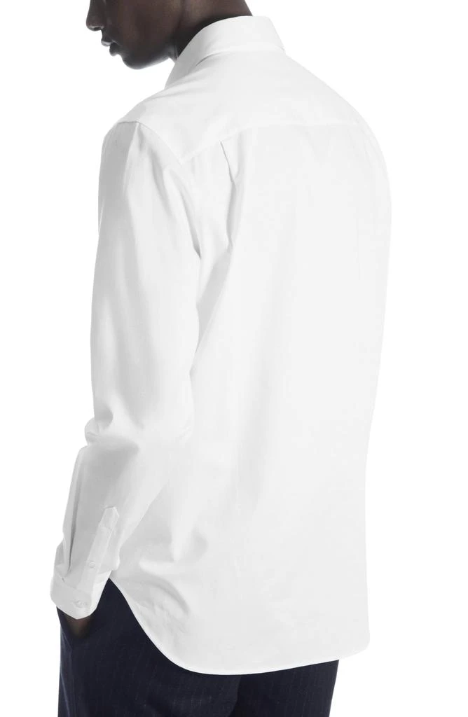 COS Regular Fit Pleated Placket Solid Button-Up Shirt 3