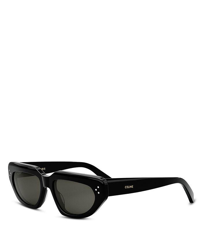 CELINE Bold 3 Dots Geometric Sunglasses, 54mm