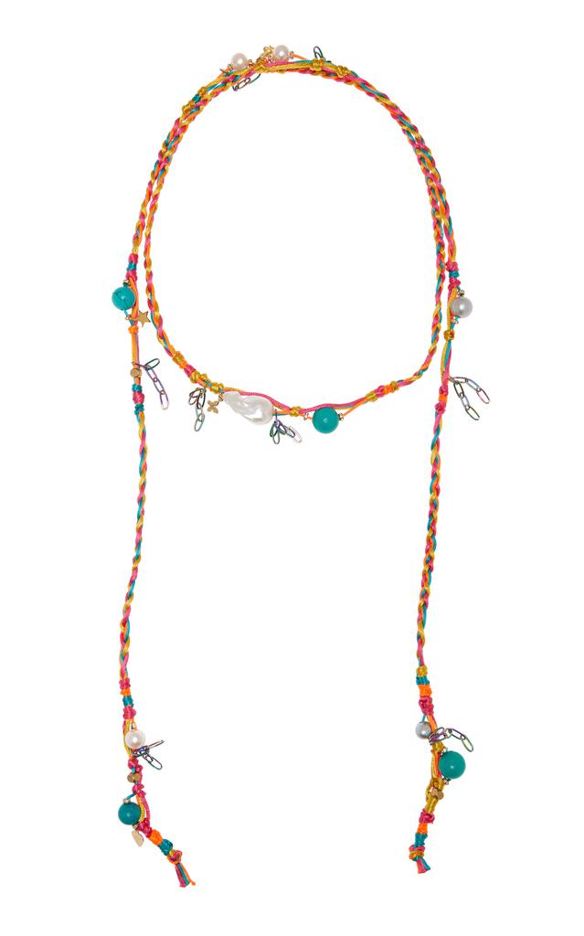 Joie DiGiovanni Joie DiGiovanni - Santorini Stainless Steel Multi-Stone Necklace - Multi - OS - Moda Operandi - Gifts For Her
