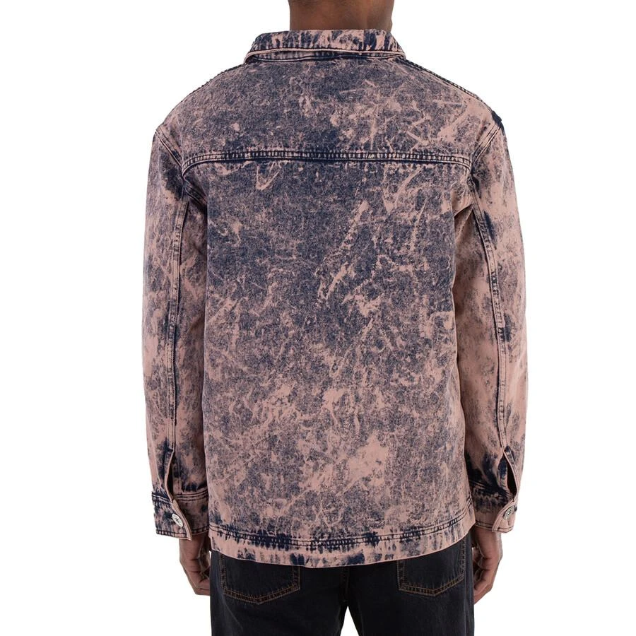Etudes Hopper Overdye Denim Pink Shirt Jacket 3