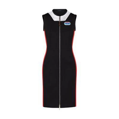 Louis Vuitton Body-Conscious Biker Dress with Front Zipper 1