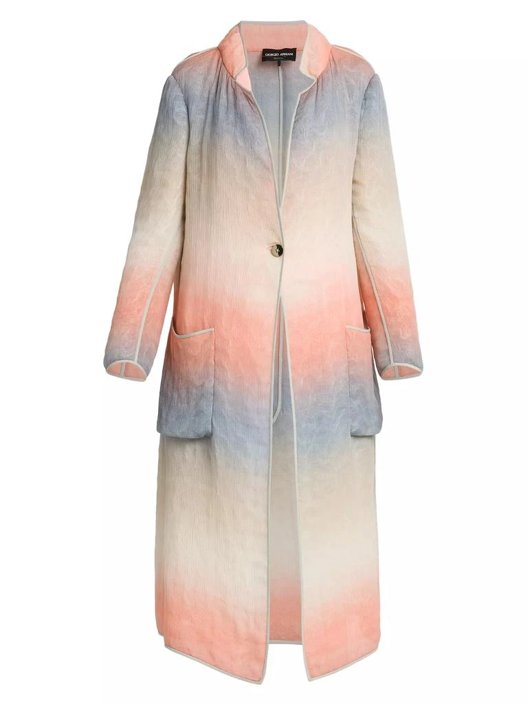 Giorgio Armani Ombré Silk-Blend Overcoat 1