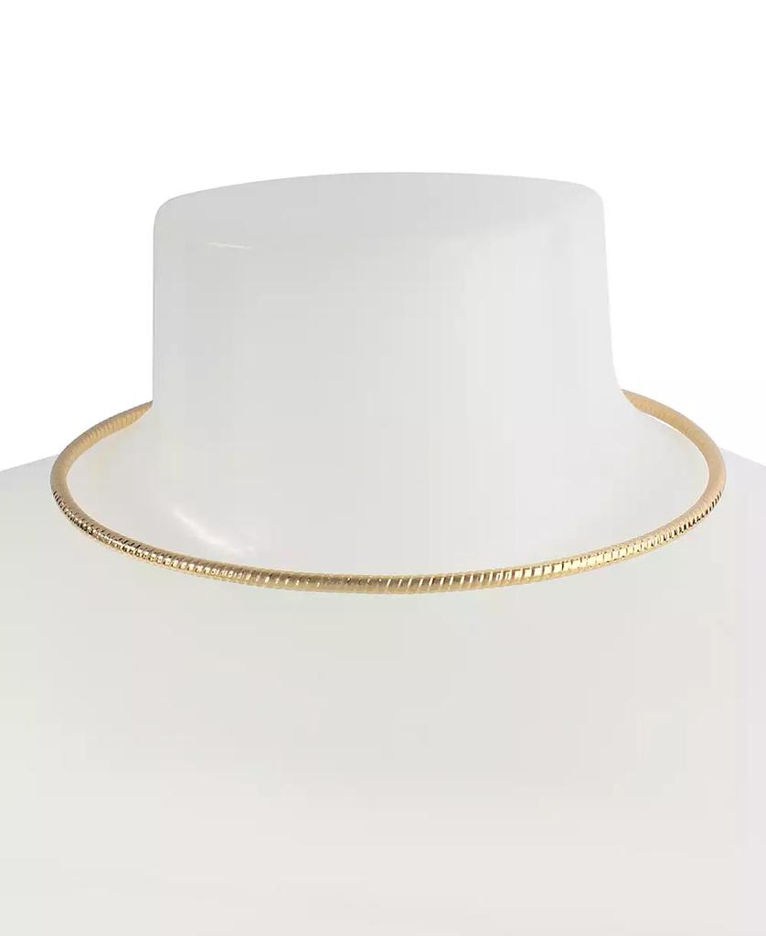 Robert Lee Morris Textured Round Wire Collar Necklace