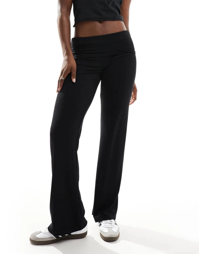Cotton:On Cotton On sleep recovery lounge roll waist pants black 1