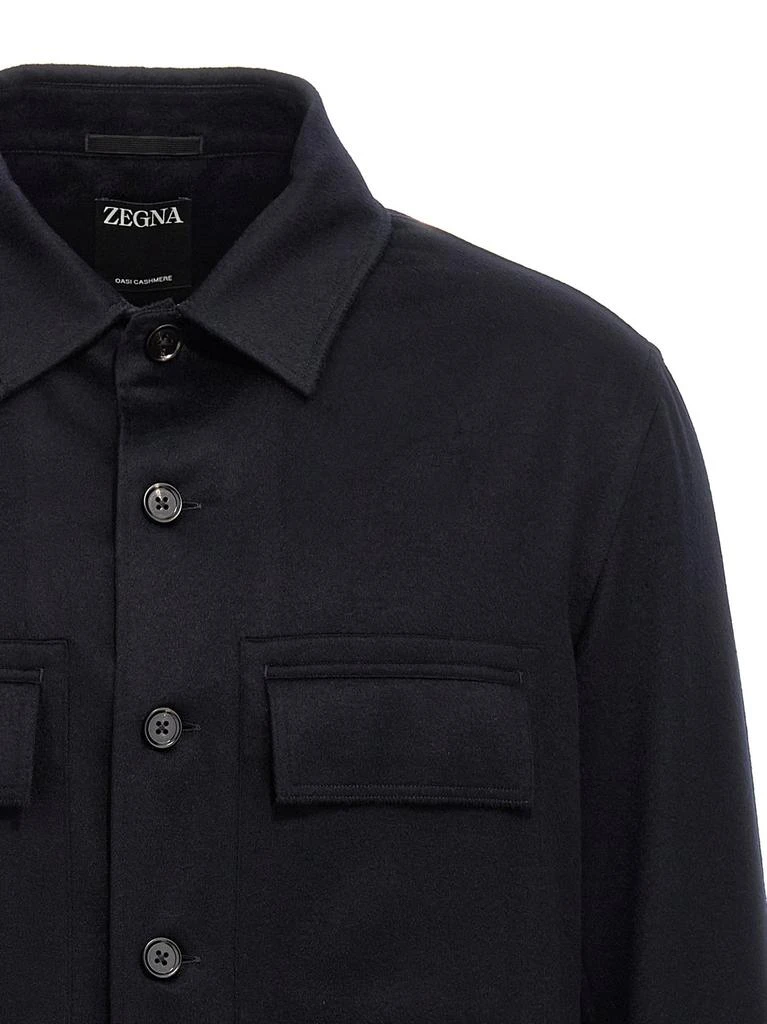 Zegna Zegna Oasi Buttoned Straight Hem Shirt 3