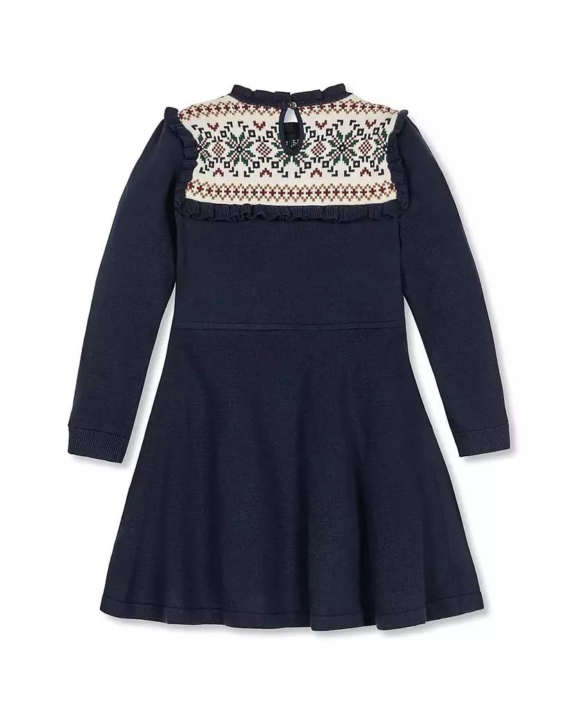 Hope
Henry Baby Girls Organic Ruffle Collar Fair Isle Yoke Sweater Dress 5