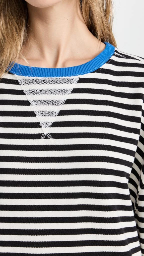 Free People Classic Striped Crew 5