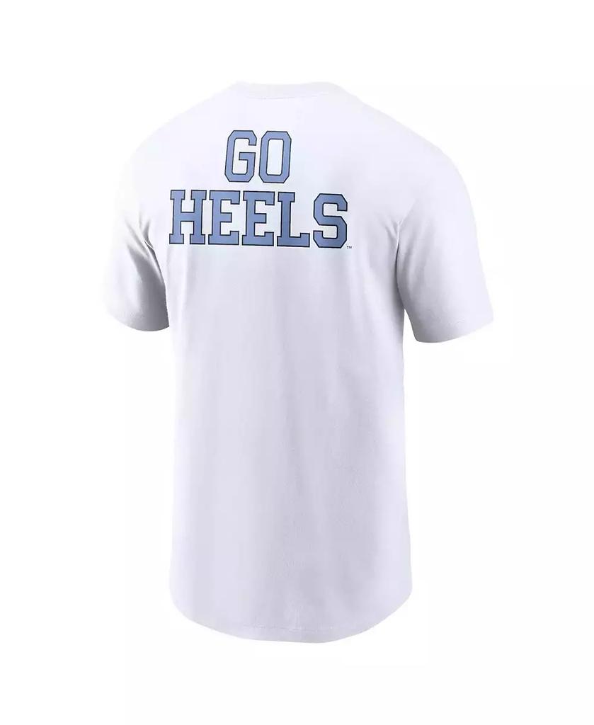 Jordan Men's White North Carolina Tar Heels Blitz 2-Hit T-Shirt