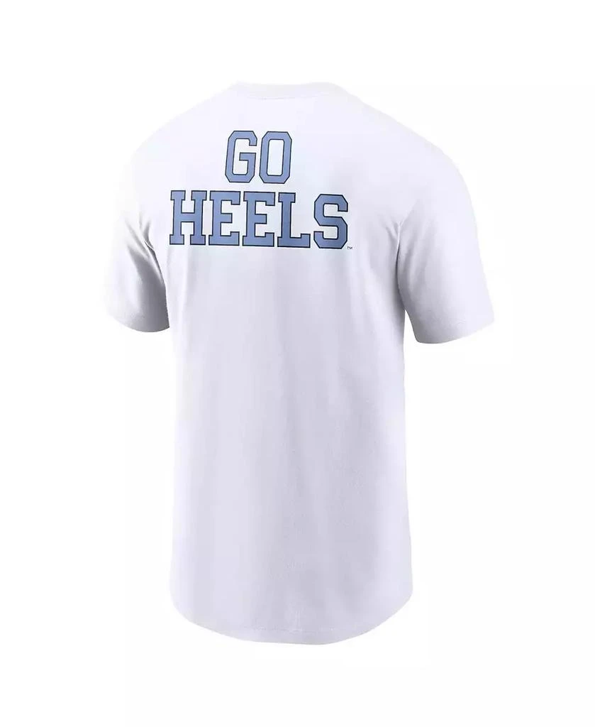 Jordan Men's White North Carolina Tar Heels Blitz 2-Hit T-Shirt 2
