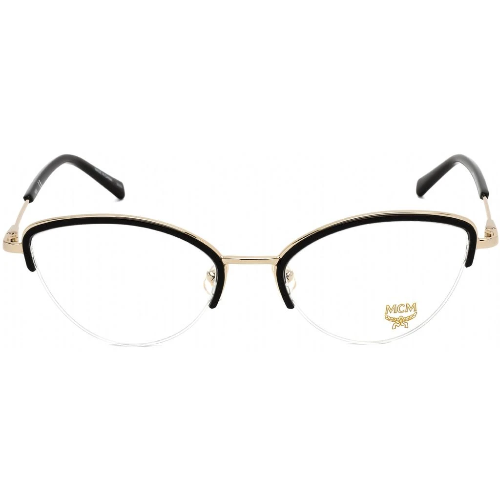 MCM MCM Women's Eyeglasses - Clear Lens Black/Gold Cat Eye Shape Frame | MCM2142 001 2