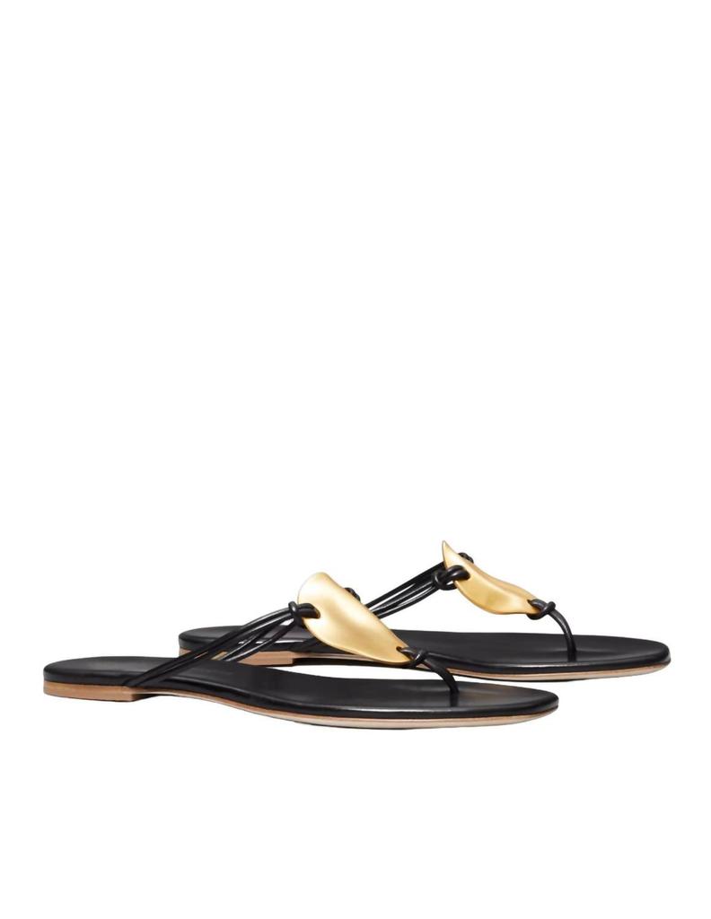 Tory Burch Patos Sandal In Perfect Black