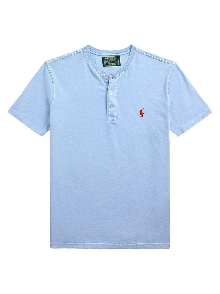 Ralph Lauren Slub Jersey Short-Sleeve Henley Shirt 1