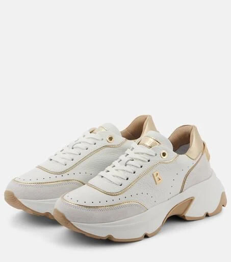 Bogner Kobe leather platform sneakers 4