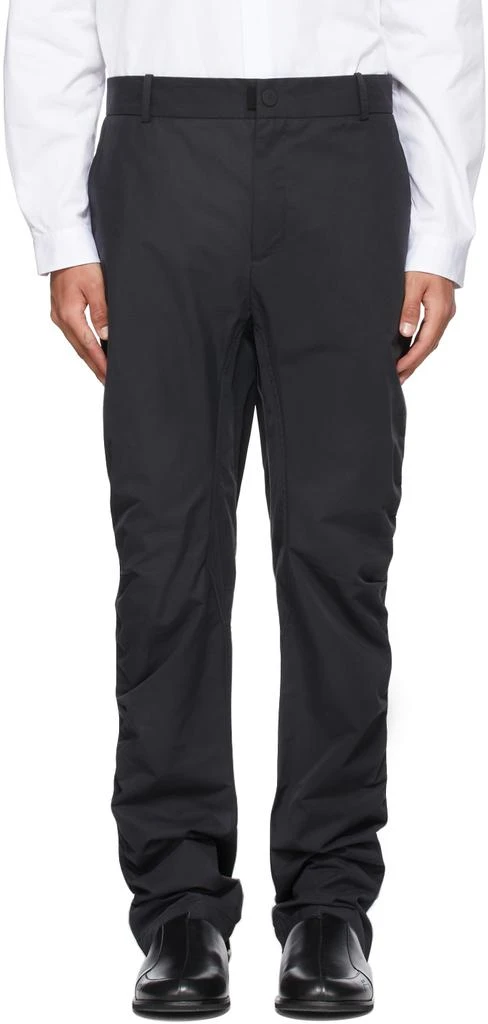 A-COLD-WALL* Black Ruche Technical Trousers 1