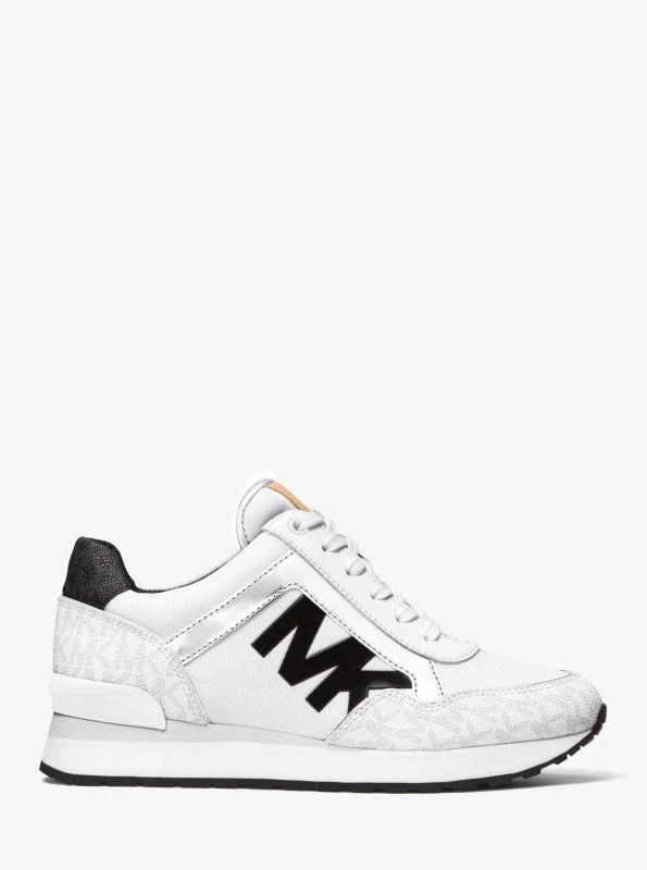 michael_kors Maddy Two-Tone Logo Trainer 2