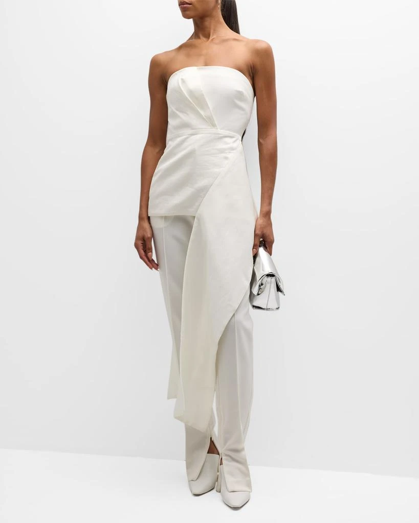 Acler Wilson Strapless Draped Top 3