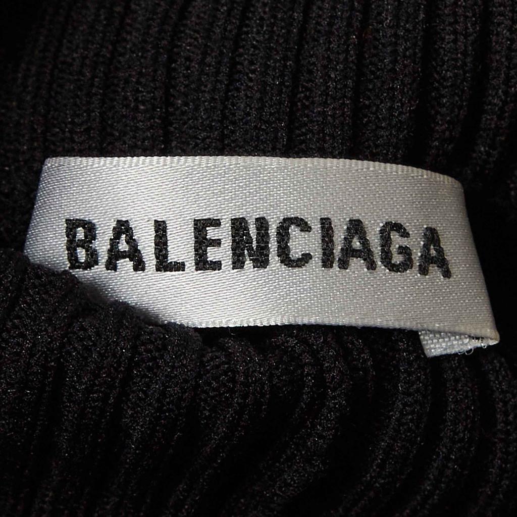 Balenciaga logo turtleneck sweater best sale