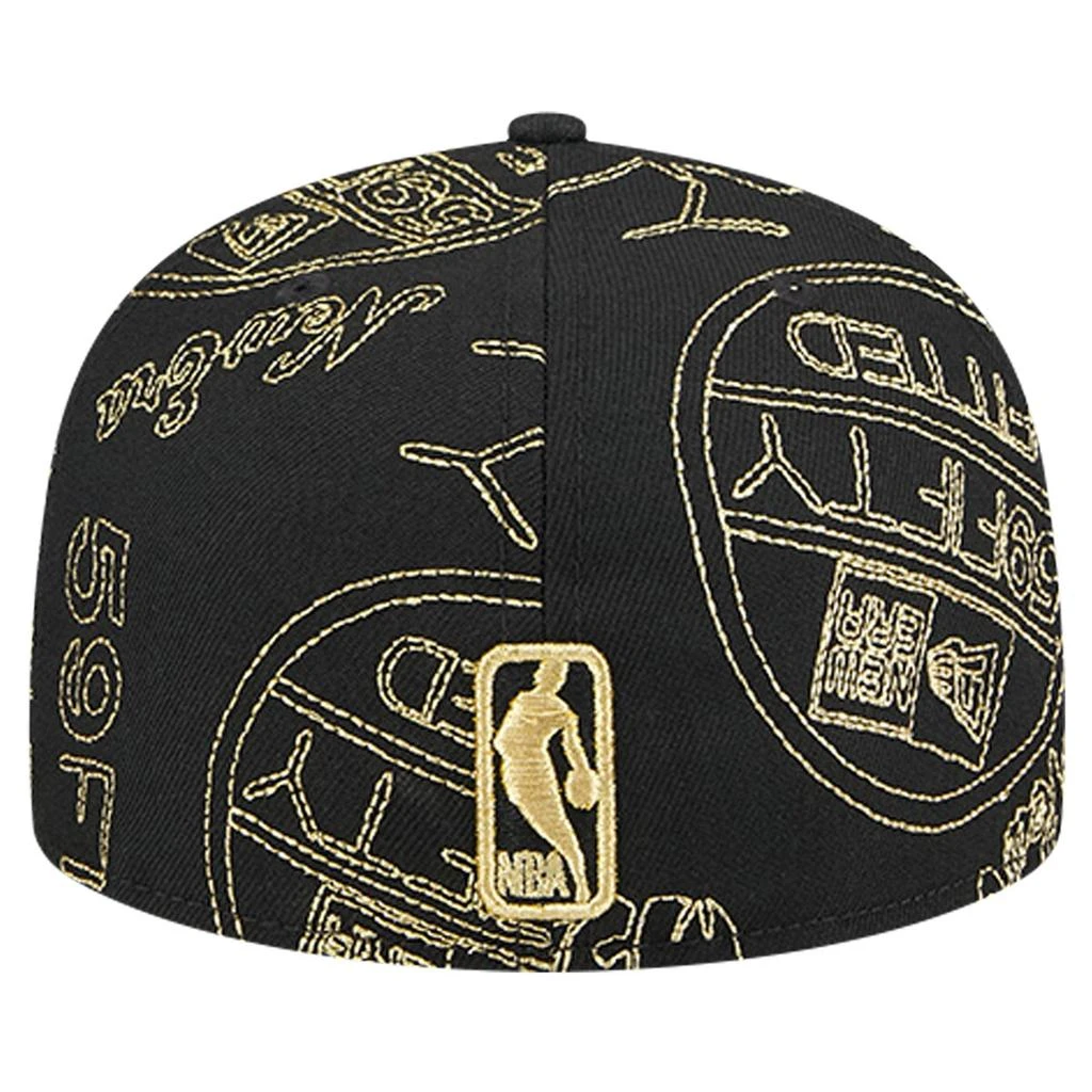 New Era New Era Lakers 59FIFTY Day Allover Print Stencil... - Men's 3