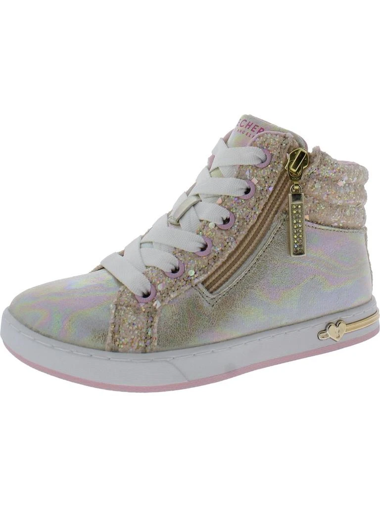 Skechers Shoutouts-Steel The Show Girls Little Kid Lifestyle Casual and Fashion Sneakers 1